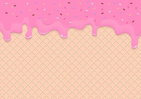 Background Ice Cream, Ice Cream Background, Pretty Wallpaper Ipad, Batman Pictures, Strawberry Sauce, Ice Cream Birthday, Wallpaper Ipad, Cityscape Photos, Logo Banners