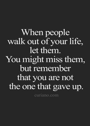 You left me. One day you will realize I’m not the one who did these things. You and them did. Never come back... I can promise you in the end this will hurt knowing I was only trying to help you fix what I had nothing to do w... Life Poetry, Quotes About Moving, Life Quotes Love, Gave Up, Breakup Quotes, Quotes About Moving On, Walk Out, Moving On, Quotes Love