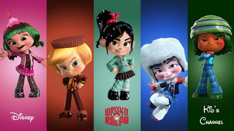 Adorabeezle Winterpop, Wreck It Ralph Fanart, Wreck It Ralph Art, Minty Zaki, Wreck It Ralph Sugar Rush, Sugar Rush Racers, Vanellope Von Schweetz, Heat Rash, Character Wardrobe