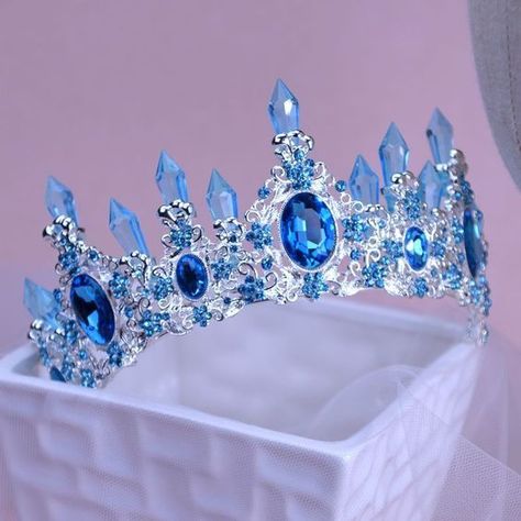 Prom Headband, Crystal Crown Tiaras, Handmade Tiaras, Crown Aesthetic, Headband Crown, Pageant Crowns, Beautiful Tiaras, Princess Jewelry, Crown Tiara