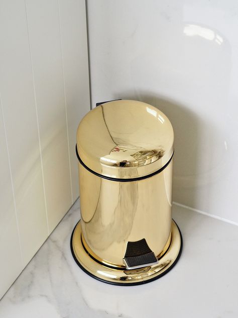 Marble Ensuite, Tin Bath, Downstairs Wc, Brass Shelving, Gold Bad, Gold Bathroom Decor, Black And Gold Bathroom, Globe Wall Light, Turkish Tiles