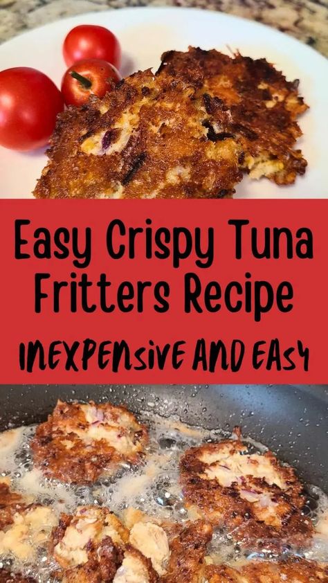 Easy Crispy Tuna Fritters Recipe-Little Sprouts Learning Tuna Fritters Recipe, Tuna Fritters, Crispy Tuna, Breakfast Toddler, Easy Tuna Recipes, Tuna Bake, Tuna Melt Sandwich, Tuna Dishes, Creamy Tuna Pasta