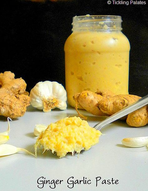 Homemade Ginger Garlic Paste Garlic And Ginger, Ancient Recipes, Homemade Seasonings, Garlic Paste, Seasoning Mixes, Spice Mixes, Ingredients Recipes, Indian Food Recipes, Comfort Food