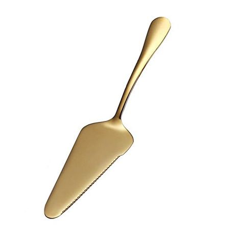 MBB 5x Cake Server Pie Holder Transfer Triangular Spade Spatula Serrated Edge  Gold ** Check this awesome product by going to the link at the image.-It is an affiliate link to Amazon. #kitchenutensils Cake Server, Kitchen Utensils, Cool Kitchens, Pie, Cake, Gold