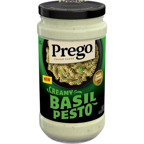 Creamy Chicken Pesto Sandwiches | Prego® Sauces Creamy Basil Pesto Pasta, Pesto Chicken Sandwiches, Pasta Sauce Creamy, Pesto Pasta Sauce, Creamy Pesto Chicken, Prego Sauce, Chicken Pesto Sandwich, Basil Pesto Pasta, Pesto Sauce For Pasta