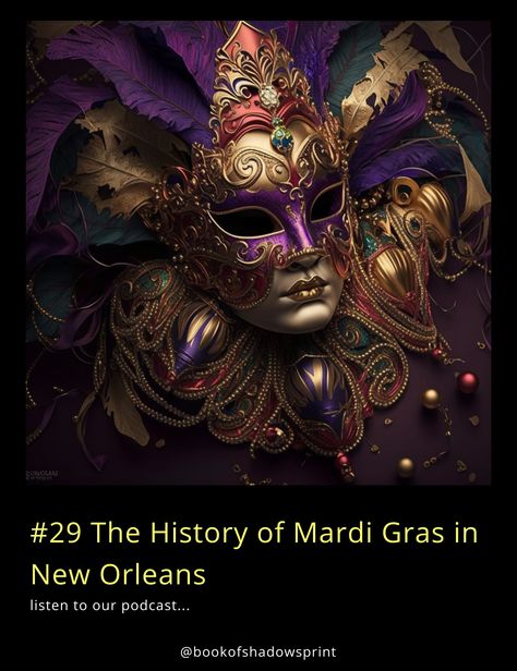 Mardi Gras is a popular festival that takes place every year in various parts of the world. Listen to our podcast for the full story! Carmen Aesthetic, Mardi Gras Art, Mardi Gras Decor, Madi Gras, Pagan Festivals, New Orleans Mardi Gras, Diamond Drawing, Mardi Gras Decorations, Venetian Masks