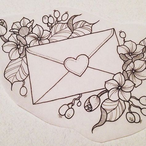 Thank you so much to Kat for the lovely envelope drawing and for also putting this permanently on my skin  @katgomboc  #tattoo #art #envelope #hamiltontattoo #feministtattooartist #thankyou #vsco #blueberries Envelope Flower Tattoo, Love Letter Tattoo, Envelope Tattoo, Tatts Ideas, Tattoo Sonne, Romans 10, Peacock Tattoo, Lino Printing, Inspiration Tattoos