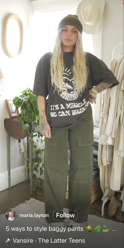 Neutral Grunge Outfit, Dispensary Work Outfit, Grungy Granola Outfit, Grunge Granola Outfits, Plant Mom Aesthetic Outfit, Soft Summer Capsule, Hair Stylist Outfit, Desert Grunge, Neutral Grunge