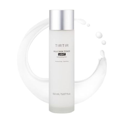 TIRTIR Milk Skin Toner Light, 5.07 fl.oz. Tir Tir Toner, Tir Tir Toner Milk, Tirtir Milk Toner, Fungal Acne, Oily Sensitive Skin, Garnier Skin Active, Peppermint Leaves, Licorice Root Extract, Skin Care Steps