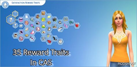 Download 35 Satisfaction Reward Traits in CAS for Sims 4 at ModsHost NOW! This mod introduces 35 Satisfaction Reward traits from the base game directly into Create-A-Sim (CAS). If you’re looking to bypass the grind for points while still wanting these traits for your Sims, this mod might be just what you need! Trait Availability The traits are accessible for the Child life stage and older, with a ... #sims #sims4cc #videogames #gaming #traits #mods Sims 4 Mods More Traits, Sims 4 Mods Traits Cas, Clothing Pack Sims 4 Cc, Sims 4traits Cc, Sims 4 Cc Custom Traits, Generations Sims 4, Ts4 Personality Traits, Sims 4 Cc Likes And Dislikes, Sims 4 More Cas Traits