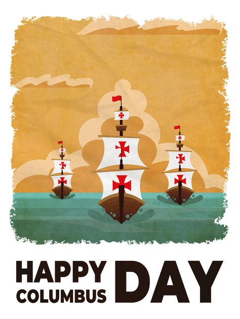 Did you know it took Columbus three journeys to America to finally realize he wasn't in China? Send this classic Columbus Day greeting card to celebrate this national holiday. Whether it's a family member or friend, they'll appreciate receiving this greeting from you and giving them a chance to reflect and be grateful for today! Happy Columbus Day, Grateful For Today, Morning Coffee Images, Birthday Reminder, Coffee Images, National Holiday, Columbus Day, Birthday Calendar, National Holidays