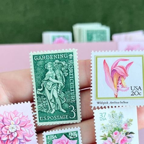 Can you guess this couple’s wedding colors?   These custom curated vintage postage stamps were specifically chosen to tie in the couple... | Instagram Couple Instagram, Different Elements, Wedding Postage, Vintage Postage Stamps, Wedding Stamp, Vintage Postage, Junk Drawer, Curated Vintage, Wedding Florals