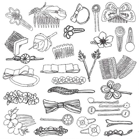 Drawing Hair Accessories, Accessories Sketches Fashion, Fashion Accessories Drawing, Accessories Drawings, Hair Accessories Drawing, Minimal Face, Accessories Drawing, Accessories Design Sketch, Clothing Pattern Design