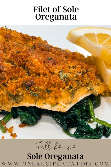 Sole Oreganta is a delicious Italian American White Fish Recipe that is so simple you will want to make it all of the time. Filet Of Sole Recipes Baked, Sol Fish Recipe, Fish Italian Recipes, Filet Of Sole Recipes, Sole Fish Recipes, Sole Fillet Recipes, Filet Of Sole, Oreganata Recipe, Baked Clams Oreganata