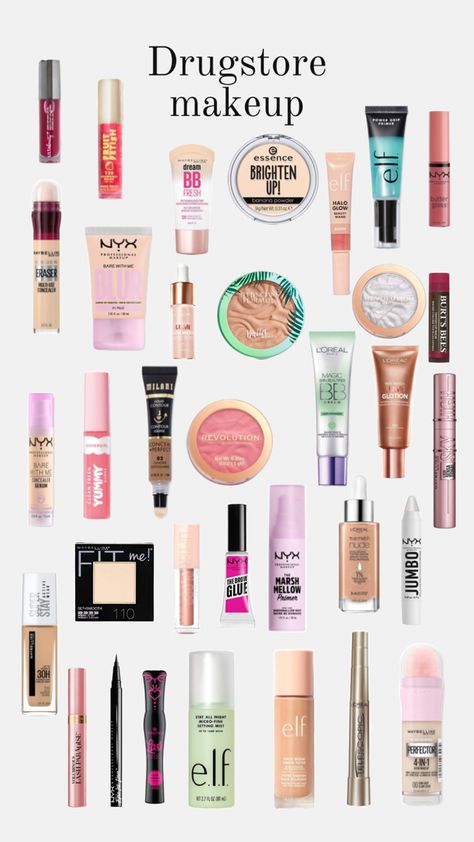 Drugstore Makeup, Makeup Skincare, Makeup, Make Up