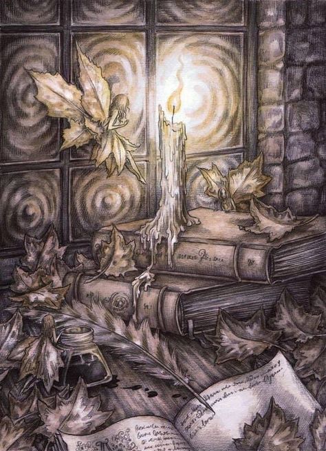 Adam Oehlers, Fallen Leaves, Magical Art, Fairytale Art, Fairy Art, Illustration Inspiration, Whimsical Art, Book Illustration, Art Style