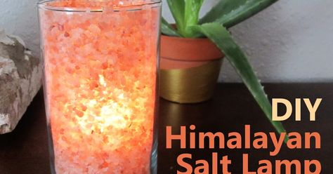 I very much want a Himalayan salt lamp.  When I spot these pink beauties in the natural grocery store or on the shelves of local gifts ... Himalayan Salt Decor, Diy Salt Lamp, Himalayan Salt Lamp Diy, Himalayan Salt Candle Holder, Himalayan Salt Candle, Pink Himalayan Salt Lamp, Kids Lamp, Salt Candle, Lamp Diy