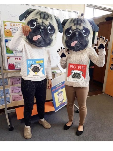 Pig The Pug Costume Book Week, Chronicles Of Narnia Costume, Book Week Costumes For Teachers, Bookweek Costumes For Teachers, Paper Bag Princess Costume, Simple Costume Ideas, Pig The Pug, Easy Book Week Costumes, Costumes For Teachers