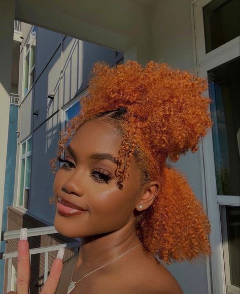 Claw Clip Hairstyle, Clip Hairstyle, Hair Dye Tips, Afro Natural, Beautiful Black Hair, Hair Tint, Quick Natural Hair Styles, Ginger Hair Color, Natural Afro Hairstyles