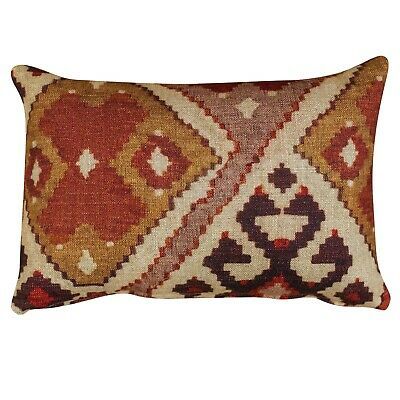 Earthy Terracotta, Kilim Design, Rectangular Cushion, Turkish Style, Brown Cushions, Curtain Ideas, Diy Cushion, Linen Cloth, Turkish Fashion