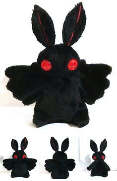 Mothman Plush, Moth Man, Creepy Stuffed Animals, Cute Moth, Plushie Patterns, Sewing Stuffed Animals, Kawaii Plushies, Cute Stuffed Animals, Creepy Cute