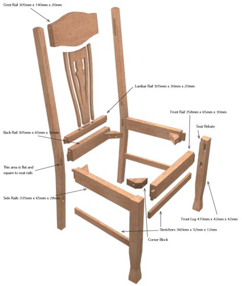 Rimu Dining Chair — The Shed Dining Chair Plans, Dining Room Table Plans, Measure Angles, Dining Chairs Diy, Chairs For Dining Room, Side Elevation, Dining Room Table Chairs, The Shed, Router Table