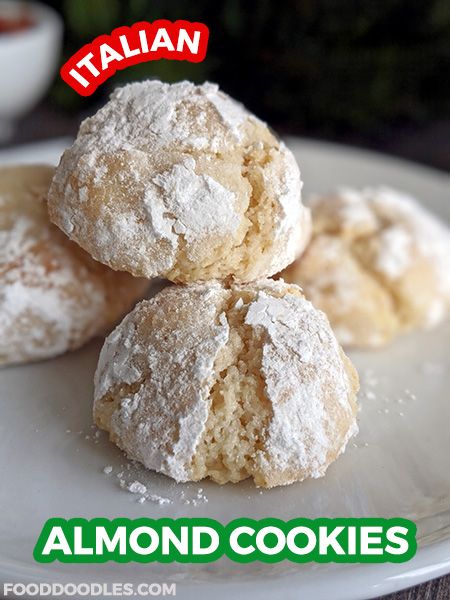 Chewy Almond Flour Cookies, Almond Cookies Italian, Almond Lemon Cookies, Italian Almond Cookies Recipes, Almond Cookies Recipes Easy, Easy Italian Cookies, Bariatric Deserts, Soft Amaretti Cookies, Baileys Mousse