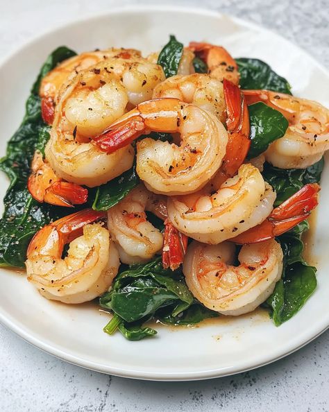 Advertisement This Sautéed Shrimp with Spinach recipe combines tender, juicy shrimp with fresh, vibrant spinach. ... Read more Spinach And Shrimp Recipes Healthy, Easy Shrimp And Spinach Recipes, Spinach And Shrimp Recipes, Shrimp Spinach Recipes, Shrimp And Spinach Recipes, Easy Spinach Recipes, Fresh Spinach Recipes, Quinoa Balls, Spinach Cooked