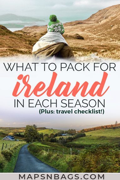 Traveling to Ireland? Then check out this ultimate Ireland packing list for summer, spring, fall, and winter...all seasons! Including Ireland travel tips, travel checklist, and what to wear in Ireland (for men and women!). Check it out! Discover what to bring to Ireland | packing for ireland | Ireland travel tips | what to pack for Ireland in September #ireland #packing #august #irish #traveltips #irelandtravel #may #june #March #europe Trips To Ireland Planning, Ireland Travel Packing List, Trip To Ireland What To Wear, Packing For Ireland In March, What To Pack For Ireland In March, Packing For Ireland In November, Ireland Packing List Spring, What To Wear In Ireland In May, Ireland Travel Outfits