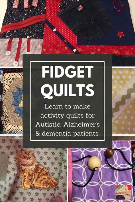 Alzheimer's Fidget Blanket Lap Quilts, Activity Blankets For Alzheimers, Fidget Pillow Alzheimers, Lap Blankets For Elderly Fidget Quilt, Fidget Lap Quilts Alzheimers, Alzheimers Activities Fidget Quilt, Busy Blankets For Alzheimer Patients, Fidget Blankets Alzheimers Diy, Fidget Blankets How To Make A