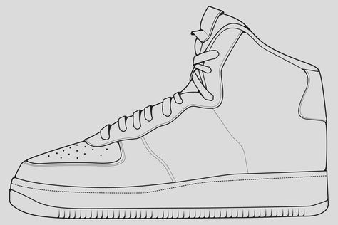 Design A Shoe Template, Sneaker Pattern Template, Blank Shoe Template, Sneaker Template Free Printable, Shoe Pattern Template Free, Shoe Design Template, Sneaker Printable, Shoe Template Printable, Sneaker Outline