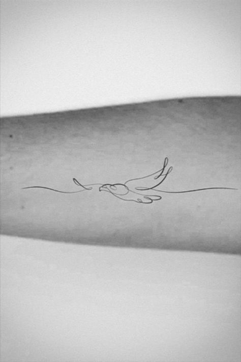 One Line Eagle Tattoo Small Tattoo Ideas Eagle For Women, Eagle Tattoo Small Simple, Dainty Eagle Tattoo For Women, One Line Eagle Tattoo, Cute Eagle Tattoo, Simple Eagle Tattoos For Women, Tiny Eagle Tattoo, Dainty Eagle Tattoo, Small Eagle Tattoo Woman