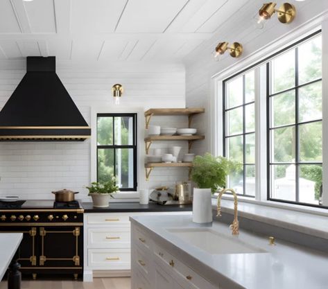 Kitchen wall with windows Kitchen Spotlights, Kitchen Wall, Wall