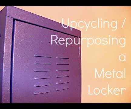 Upcycle a Metal Locker Locker Crafts, How To Paint Metal, Metal Filing Cabinet, Metal Lockers, Room Upgrade, Upcycle Recycle, How To Clean Metal, Daughters Room, Flea Market Finds