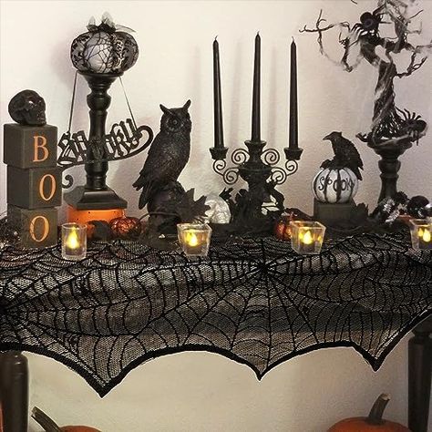 Premium Quality: 100% anti-crease polyester fabric ensures a lightweight, durable, and fade-resistant product. Experience a high-quality Halloween and Thanksgiving decoration that can be enjoyed year-round.
Perfectly Sized: Measuring 18 x 96 inches,ensuring it fits most standard fireplaces and mantels. Illuminate your home with these creative and distinctive Halloween indoor decorations. Halloween Decorations Mantle, Halloween Moodboard, Halloween Mantel Decor, Mantle Scarf, Halloween Mantle Decor, Halloween Fireplace, Halloween Spider Decorations, Fall Fireplace, Halloween Mantle