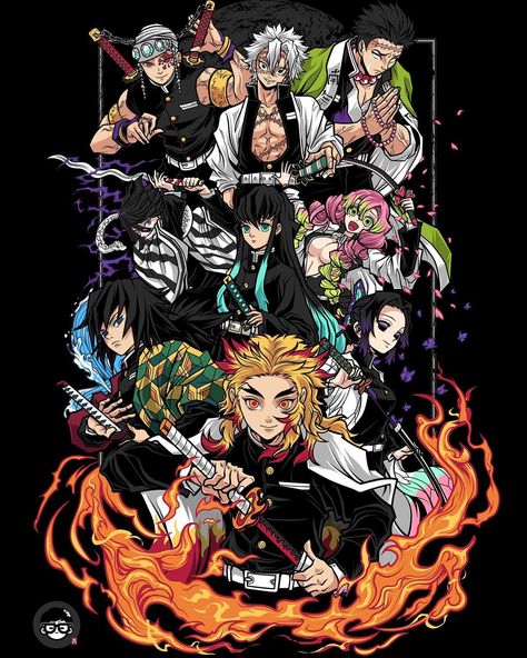 Anime Tshirt, Character Wallpaper, Dragon Slayer, Naruto Wallpaper, Fanarts Anime, Awesome Anime, Kimetsu No Yaiba, Anime Artwork, Slayer Anime