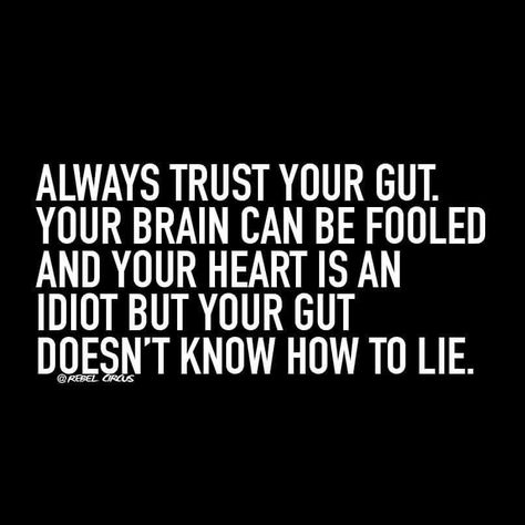 My gut lies to me all the time, that's why my clothes don't fit! Familia Quotes, White Photo, Quotable Quotes, True Words, Meaningful Quotes, The Words, Great Quotes, Wisdom Quotes, True Quotes