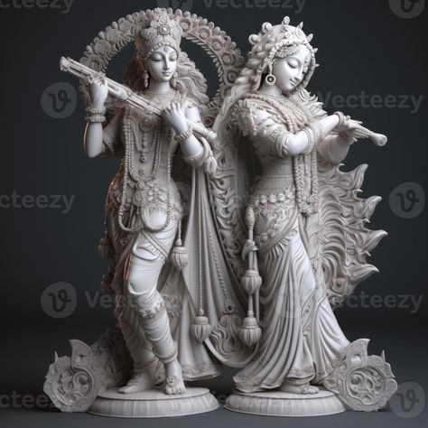 Beautiful sculpture of lord radha and krishna image generative AI Lord Radha, Krishna Image, Radha And Krishna, Radha Krishna Wallpaper, Krishna Wallpaper, Krishna Images, Radhe Krishna, Radha Krishna, Beautiful Birds