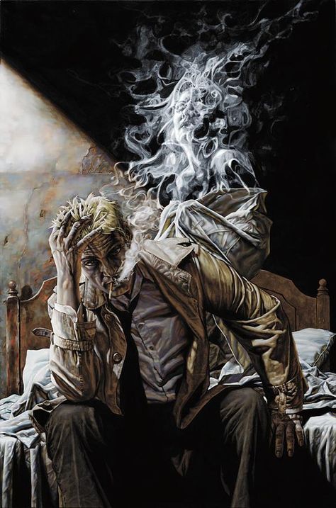 Constantine. Lee Bermejo. Art Dc Comics, Constantine Hellblazer, Lee Bermejo, Sean Anderson, Vertigo Comics, Justice League Dark, John Constantine, Angel Devil, Arte Dc Comics