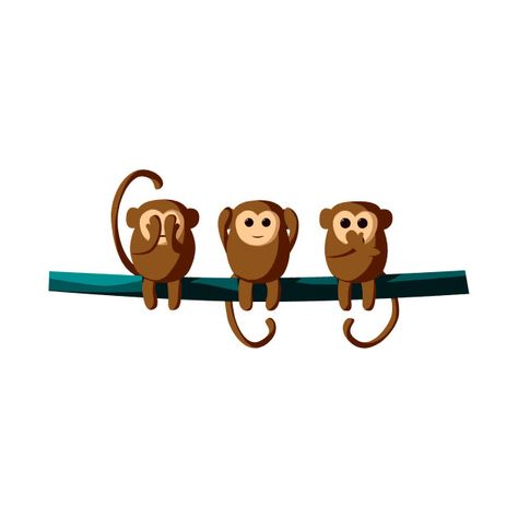 Check out this awesome 'Three+Monkeys' design on @TeePublic! Gandhi 3 Monkeys, Three Monkeys Wallpaper, Three Wise Monkeys Tattoo, Wise Monkeys Tattoo, Kids Brand Logo, Ninja Monkey, Monkeys Tattoo, 3 Wise Monkeys, Monkey Tattoo