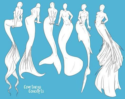 Monster Reference, Anime Anatomy, Anime Bodies, Human Base, Mermaid Pose, Base Drawing, Random Character, Anime Mermaid, Pretty Mermaids