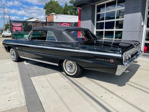 1964 Chevrolet Impala Convertible | Hemmings 1964 Impala Convertible, 1964 Impala, Chevrolet Impala Convertible, Impala Convertible, Impala For Sale, Hurst Shifter, Impala Ss, Black Exterior, Bucket Seats