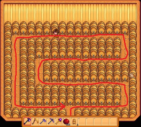 Stardew Basic Farm Layout, Stardew Valley Fair Grange Display, Best Stardew Valley Layout, Stardew Valley Quality Sprinkler Layout, Stardew Valley Vanilla Farm, Stardew Big Shed Layout, Star Dew Valley Farm Layouts Four Corners, Stardew Path Ideas, Stardew Valley Farm Layout Standard Beginner