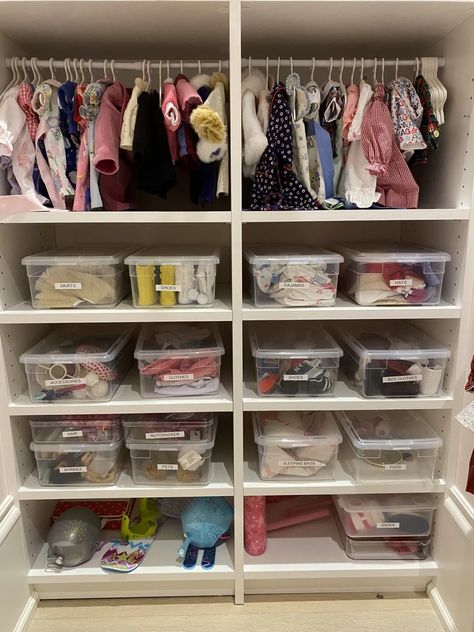 Organizing the Toys | American Girl Doll Clothes - Home of Malones American Girl Organization, Doll Organization, Doll Storage, Girls Playroom, Doll Closet, American Girl Doll Accessories, American Girl Doll Clothes, Playroom Organization, The Toys