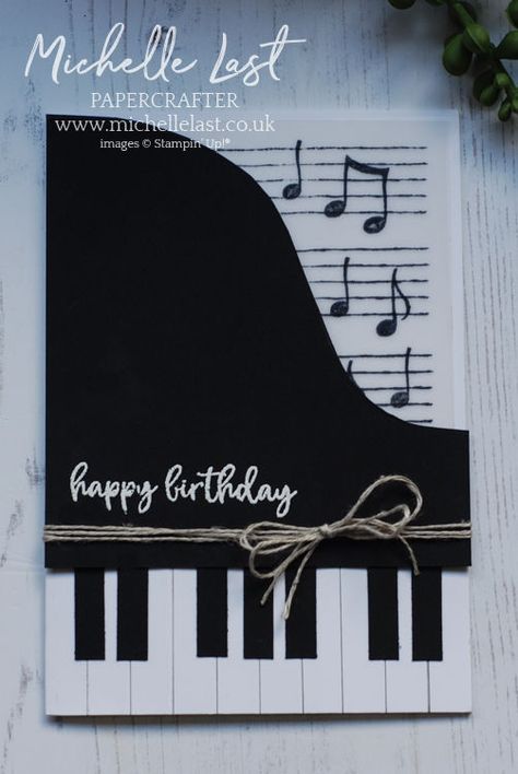 Music Theme Card Ideas, Music Cards Ideas, Music Cards Handmade, Music Scrapbook Ideas, Music Gifts Diy, Musical Birthday Cards, Music Gift Ideas, Musical Greeting Cards, Music Theme Birthday