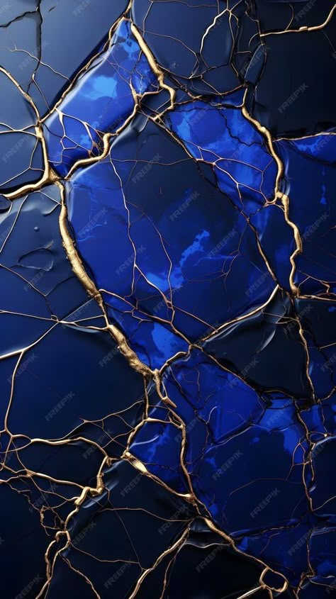 Blue And Gold Wallpaper, Blue Marble Wallpaper, Marble Effect Wallpaper, Background Painting, Gold Art Painting, Qhd Wallpaper, Iphone Wallpaper Landscape, Black Phone Wallpaper, Marble Wallpaper