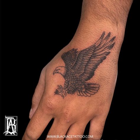 Eagle Tattoo For Men, Eagle Hand Tattoo, On Hand Tattoo, Mens Tattoos, Eagle Tattoo, Male Hands, Hand Tattoo, Hand Tattoos, Tattoos For Guys