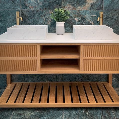 Wooden Vanity Unit, Wooden Bathroom Vanity, Oak Vanity Unit, Painted Vanity Bathroom, Wall Hung Bathroom Vanities, Luxury Bathroom Vanity, Oak Vanity, Oak Bathroom Vanity, Bespoke Bathroom