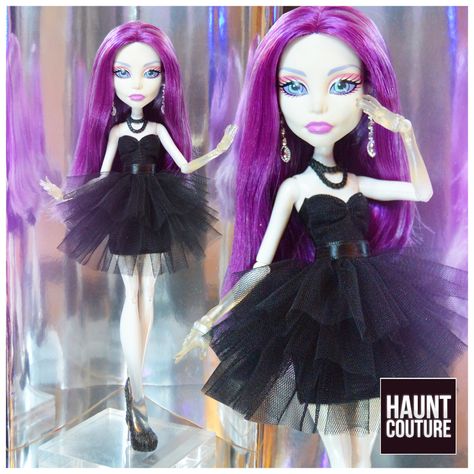 Monster High Bedroom, Haunt Couture, Spectra Vondergeist, Black Tulle Skirt, Monster High Doll Clothes, Coachella Looks, Valentines Collection, Arte Monster High, Tulle Skirt Black