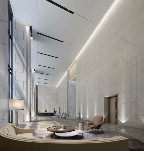 Building Lobby Design, Office Building Lobby, Condo Lobby, Building Lobby, Elevator Lobby, Lobby Interior Design, Hospital Interior, Ceiling Design Bedroom, Lobby Interior